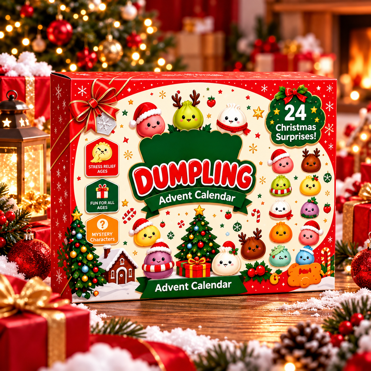 Calendario de Adviento Dumplings Antiestrés